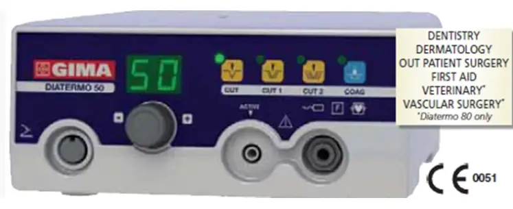 Monopolar Electrosurgery Units 50 & 80W - Disamed