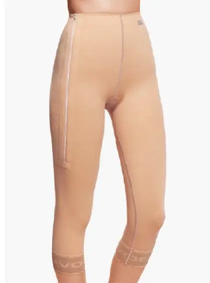 Prendas Post-Liposucción Fajas Estandar con cremalleras Faja con cremalleras por debajo de rodilla Disamed